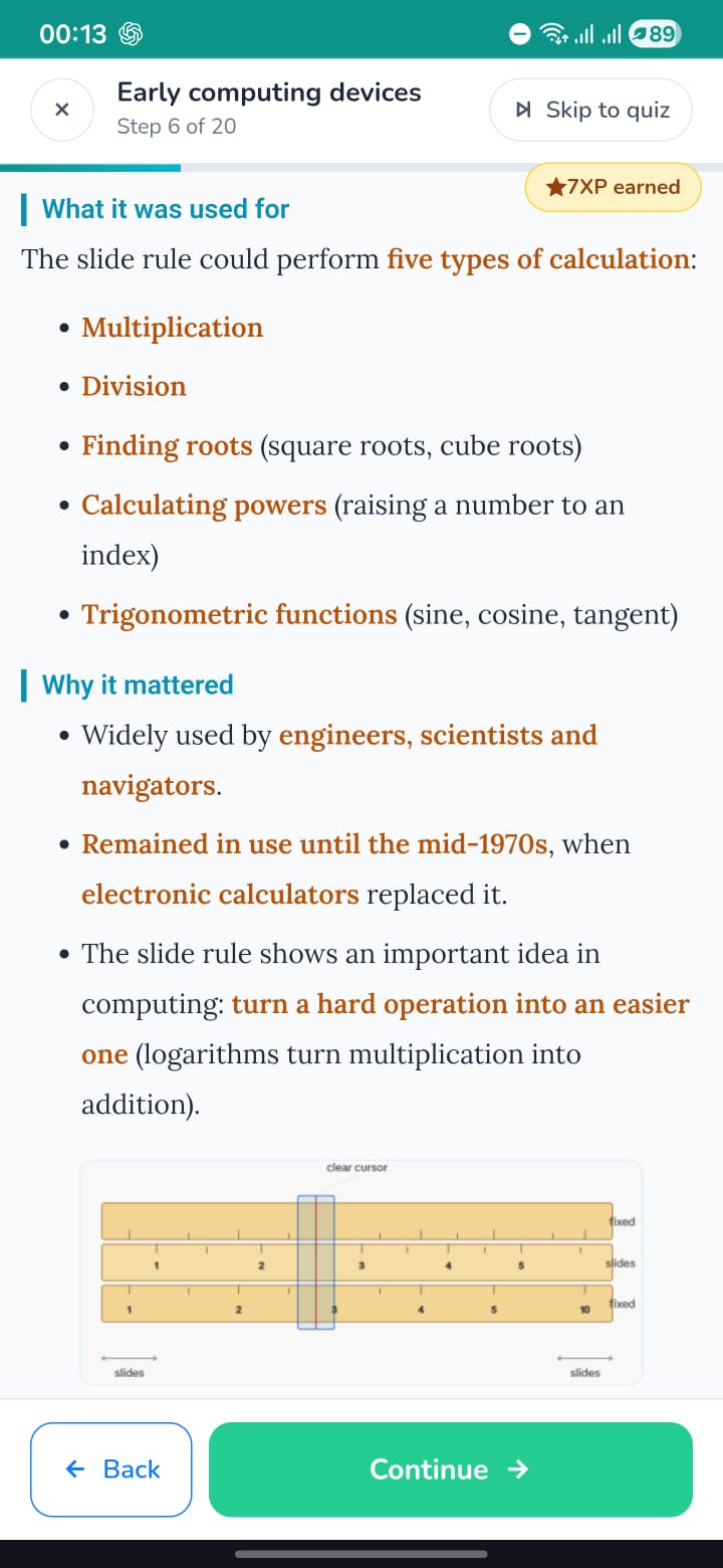 Swaliset study notes screen